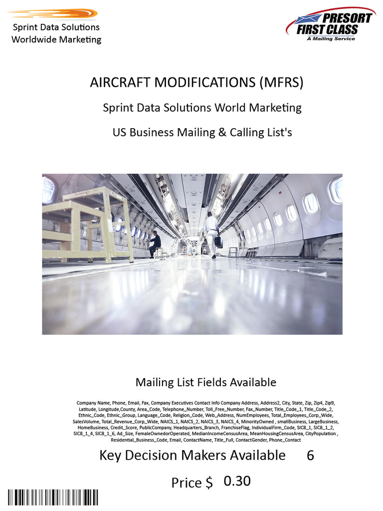 AIRCRAFT MODIFICATIONS (MFRS)