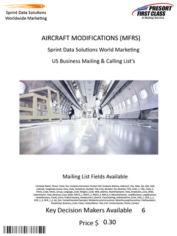 AIRCRAFT MODIFICATIONS (MFRS)