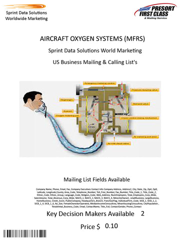 AIRCRAFT OXYGEN SYSTEMS (MFRS)