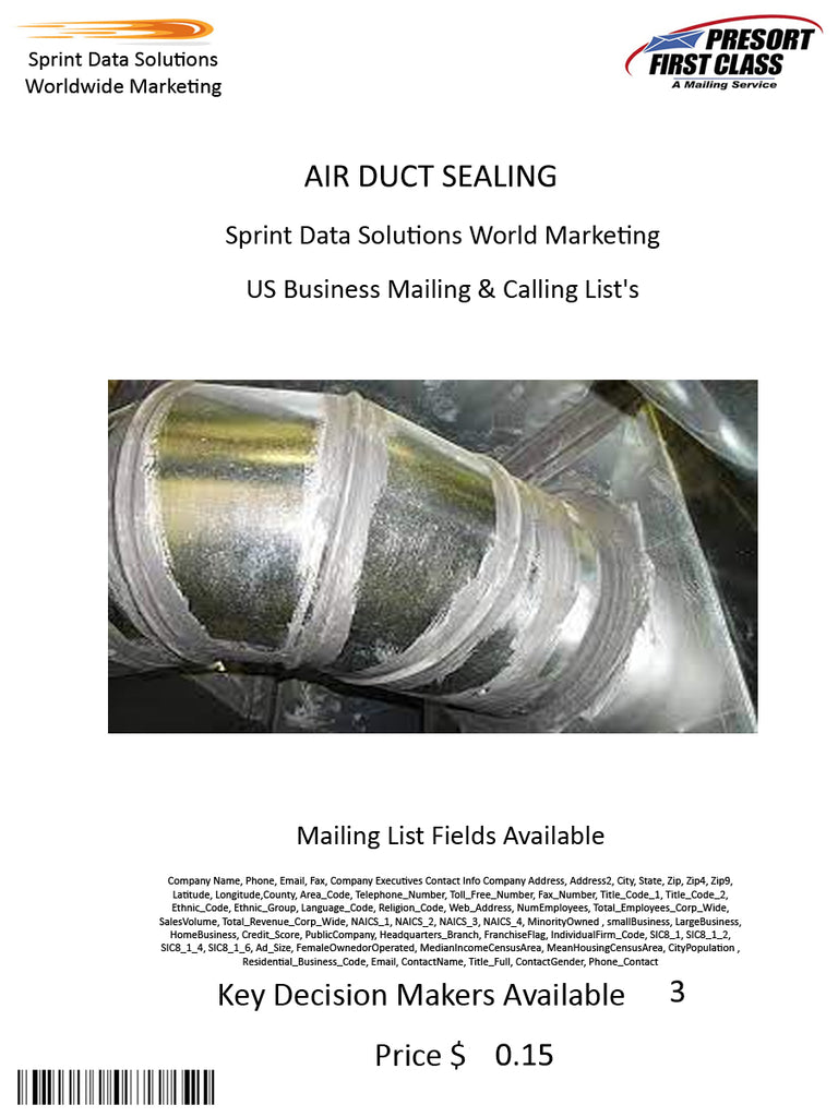 AIR DUCT SEALING