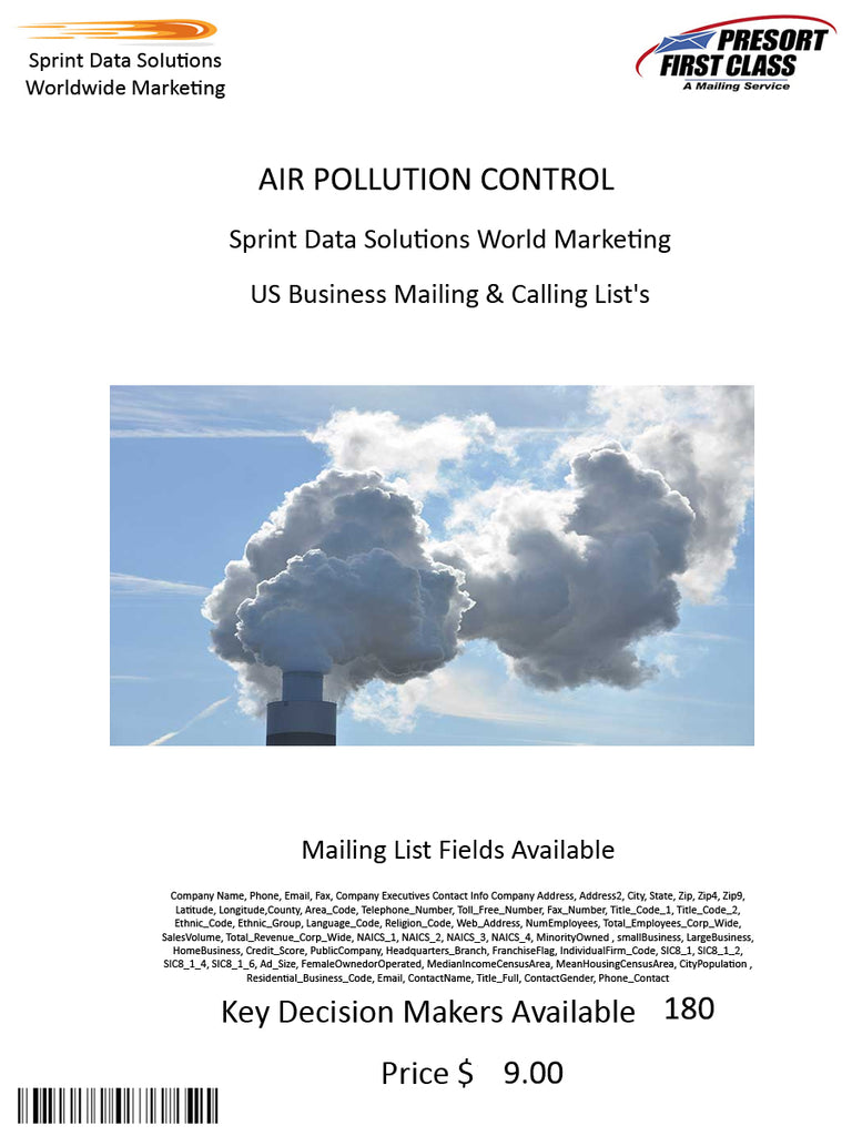 AIR POLLUTION CONTROL