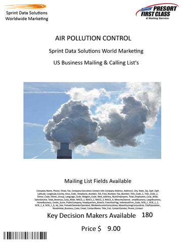 AIR POLLUTION CONTROL