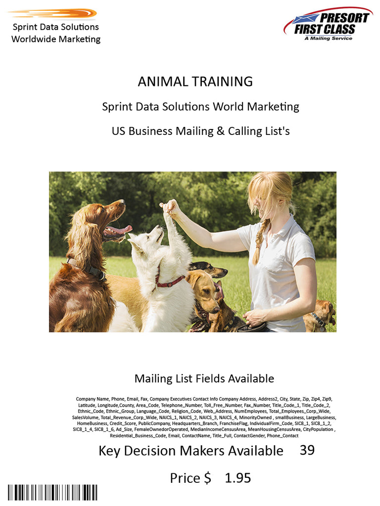 ANIMAL TRAINING