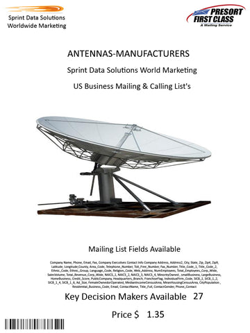 ANTENNAS-MANUFACTURERS