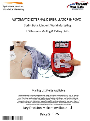 AUTOMATIC EXTERNAL DEFIBRILLATOR INF-SVC