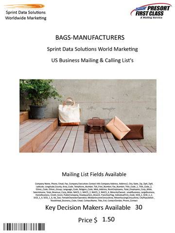 BAGS-MANUFACTURERS