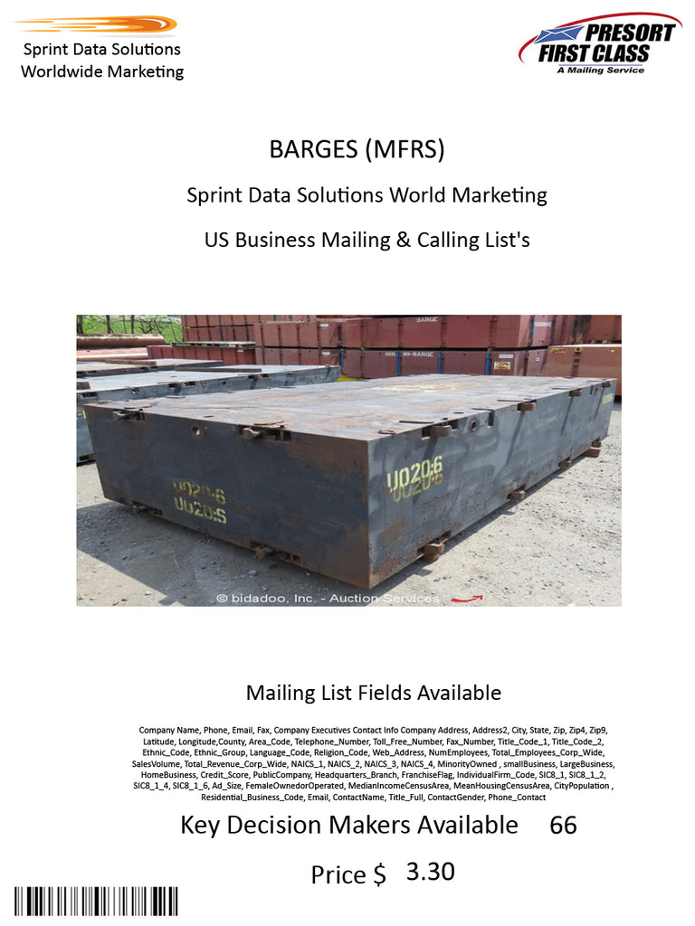 BARGES (MFRS)