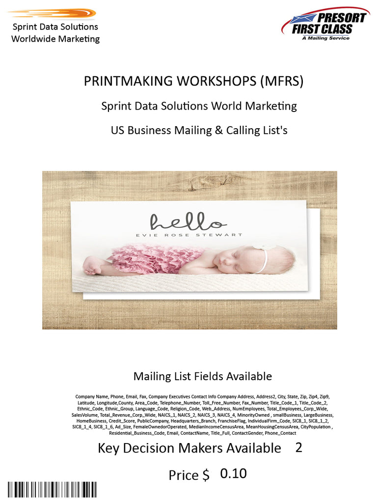 BIRTH ANNOUNCEMENTS (MFRS)