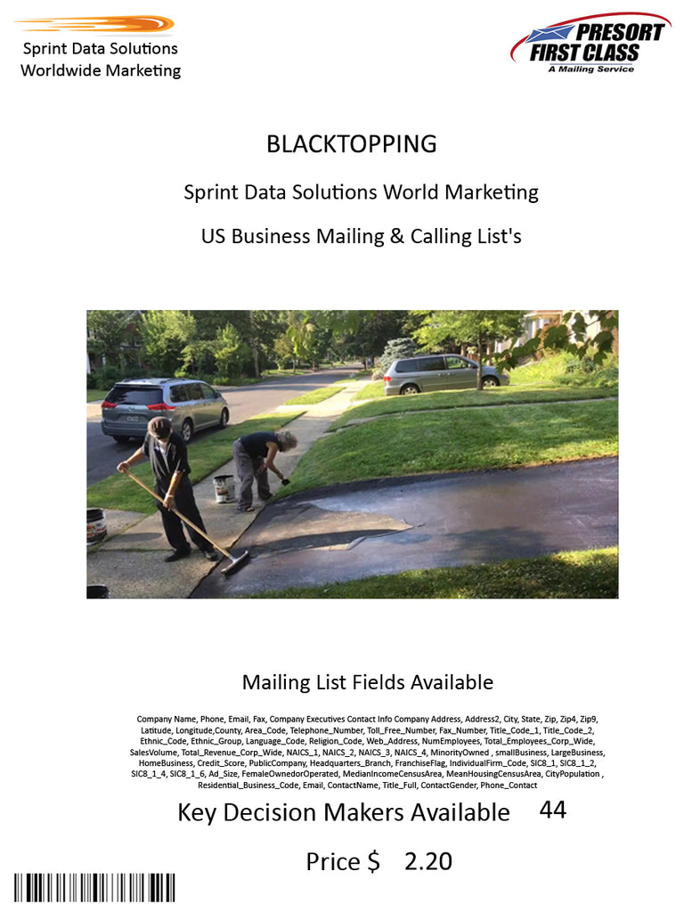 BLACKTOPPING