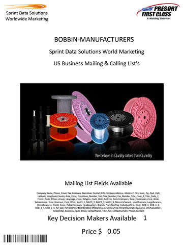 BOBBIN-MANUFACTURERS