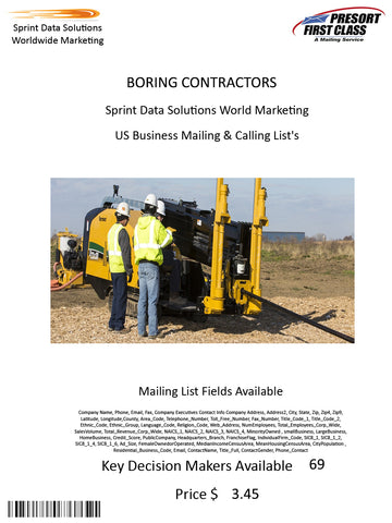 BORING CONTRACTORS