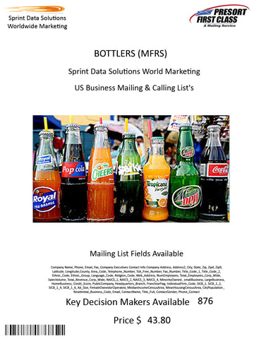 BOTTLERS (MFRS)