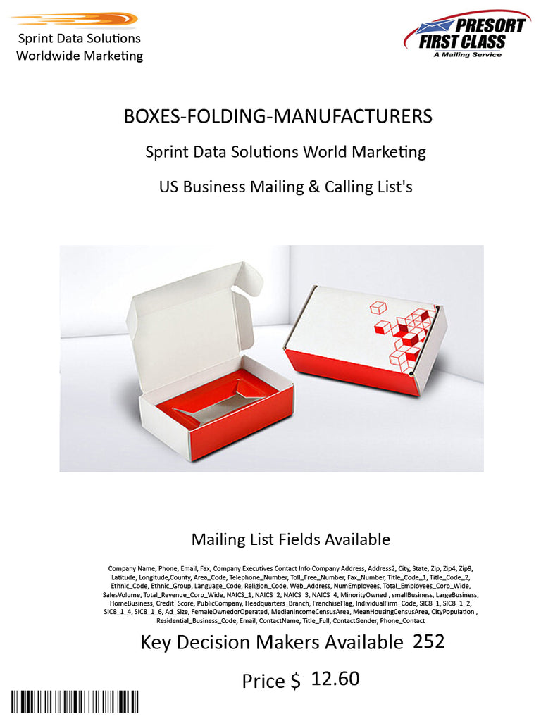 BOXES-FOLDING-MANUFACTURERS