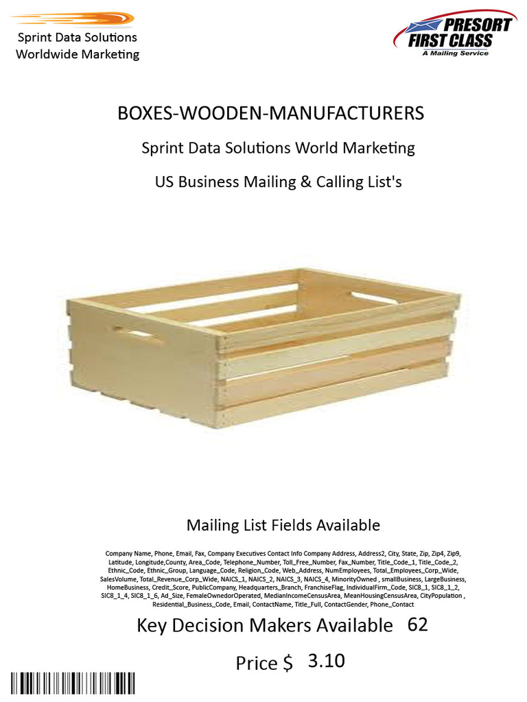 BOXES-WOODEN-MANUFACTURERS