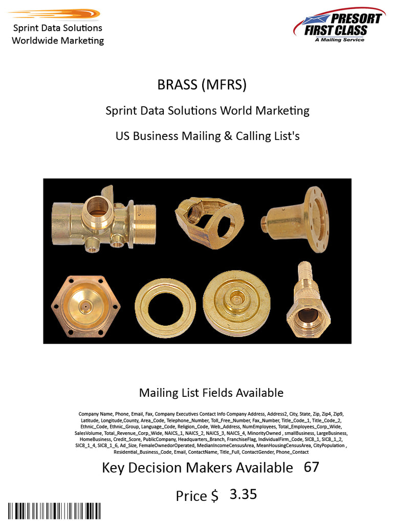 BRASS (MFRS)