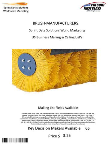 BRUSH-MANUFACTURERS