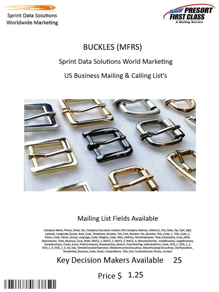 BUCKLES (MFRS)