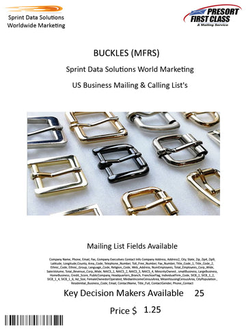 BUCKLES (MFRS)