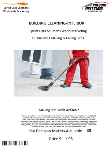 BUILDING CLEANING-INTERIOR