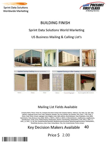 BUILDING FINISH