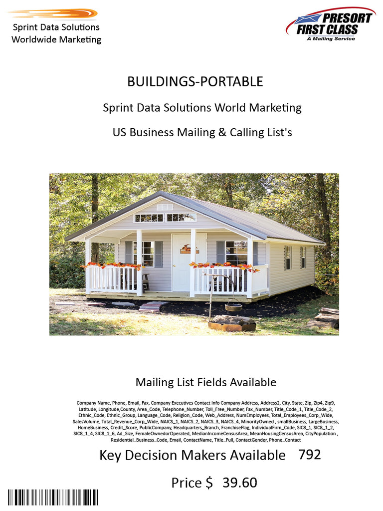 BUILDINGS-PORTABLE