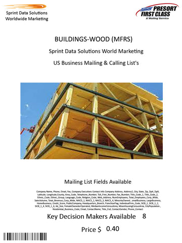 BUILDINGS-WOOD (MFRS)