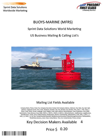 BUOYS-MARINE (MFRS)