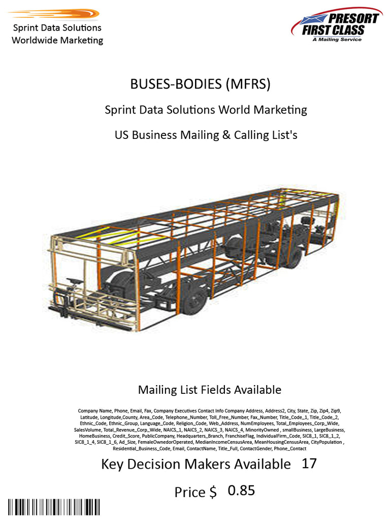 BUSES-BODIES (MFRS)