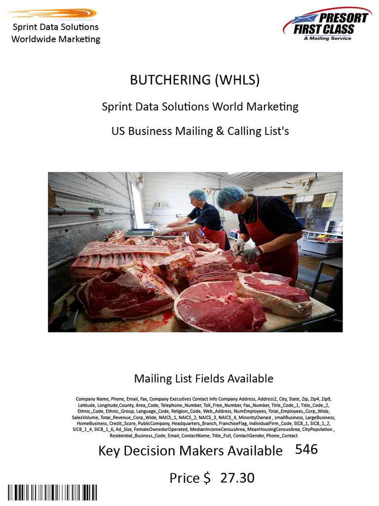 BUTCHERING (WHLS)