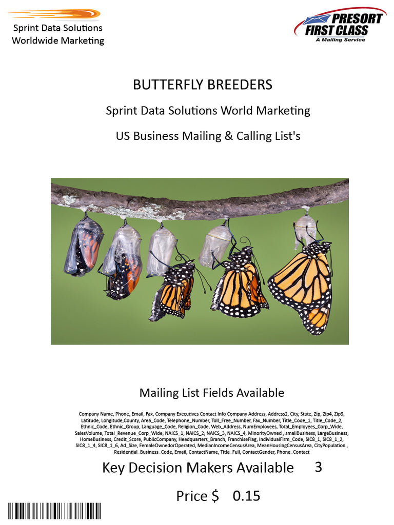 BUTTERFLY BREEDERS