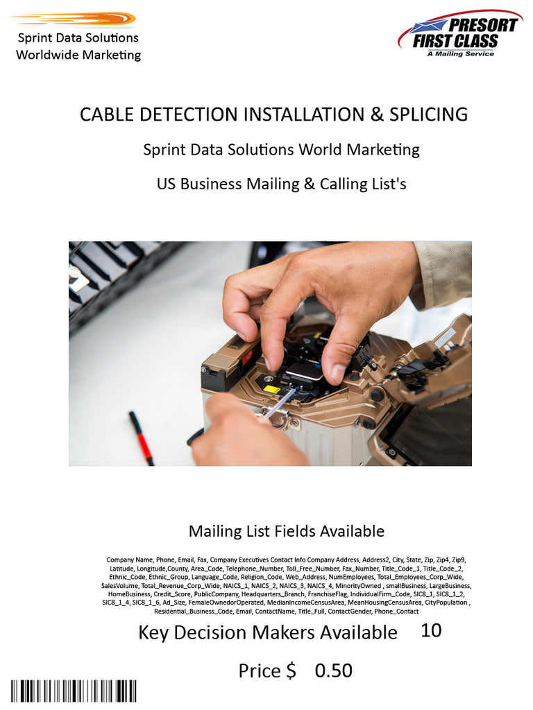 CABLE DETECTION INSTALLATION & SPLICING