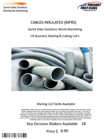 CABLES-INSULATED (MFRS)