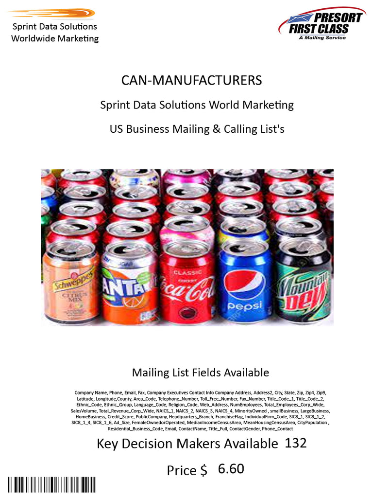 CAN-MANUFACTURERS