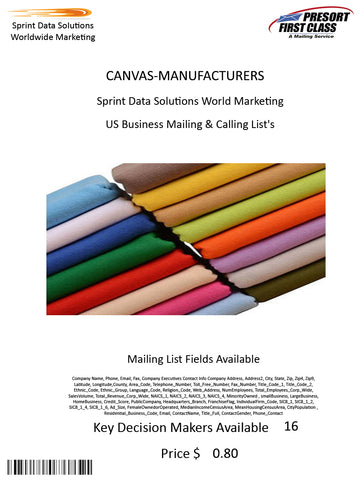 CANVAS-MANUFACTURERS