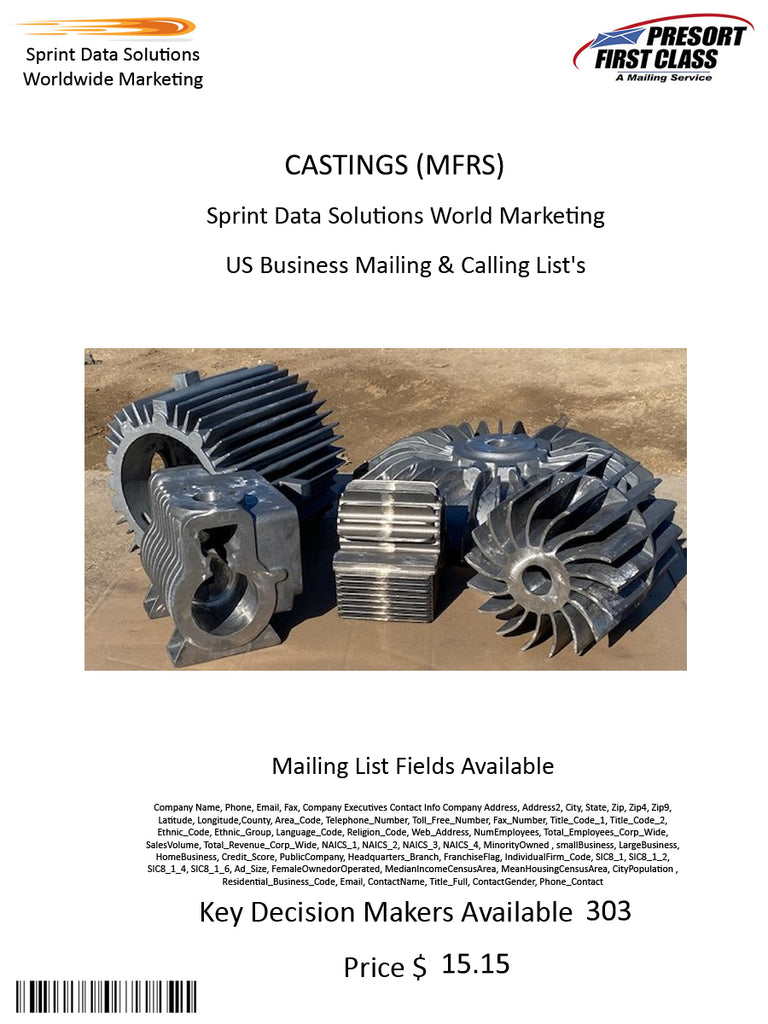 CASTINGS (MFRS)