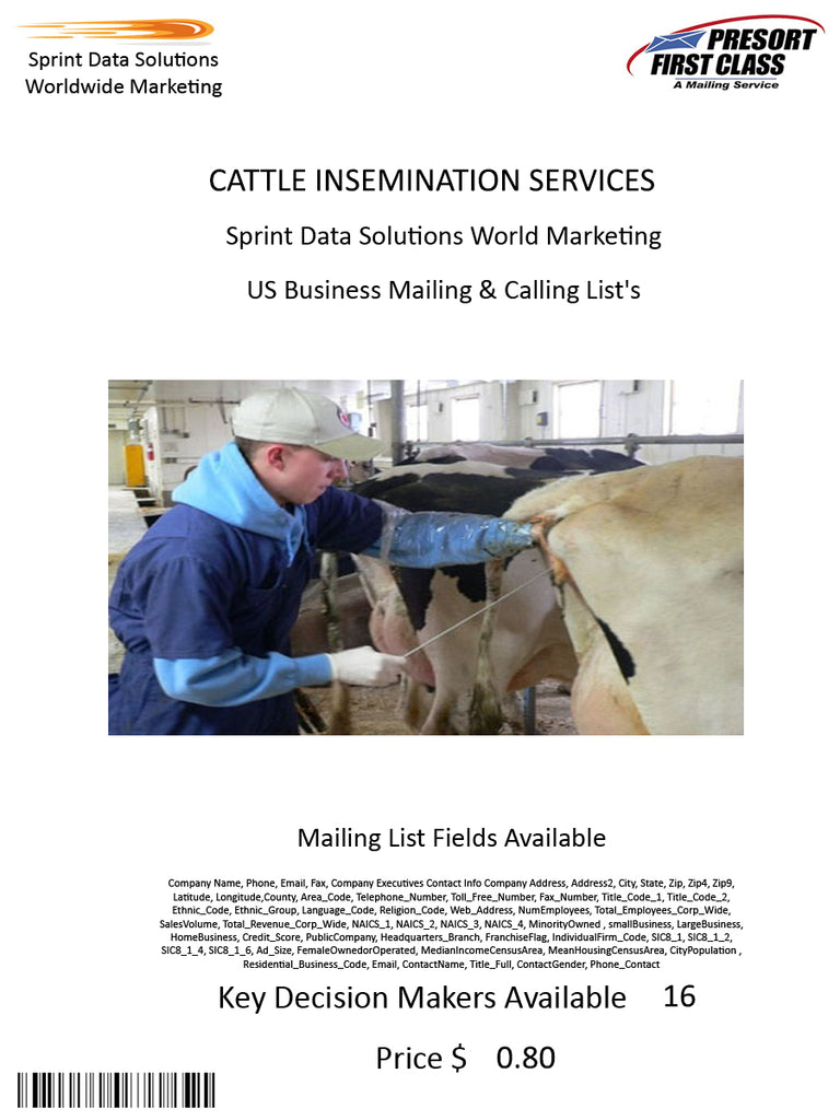 CATTLE INSEMINATION SERVICES