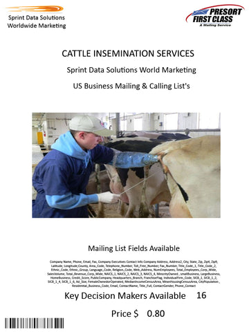 CATTLE INSEMINATION SERVICES