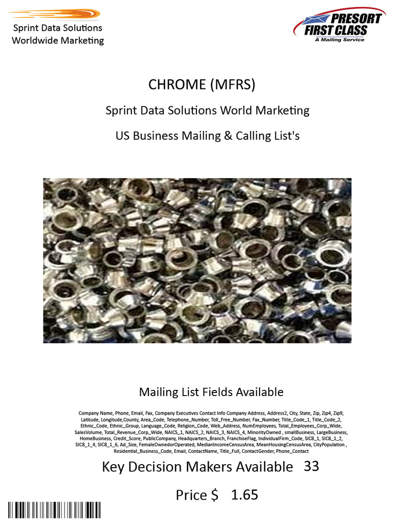 CHROME (MFRS)