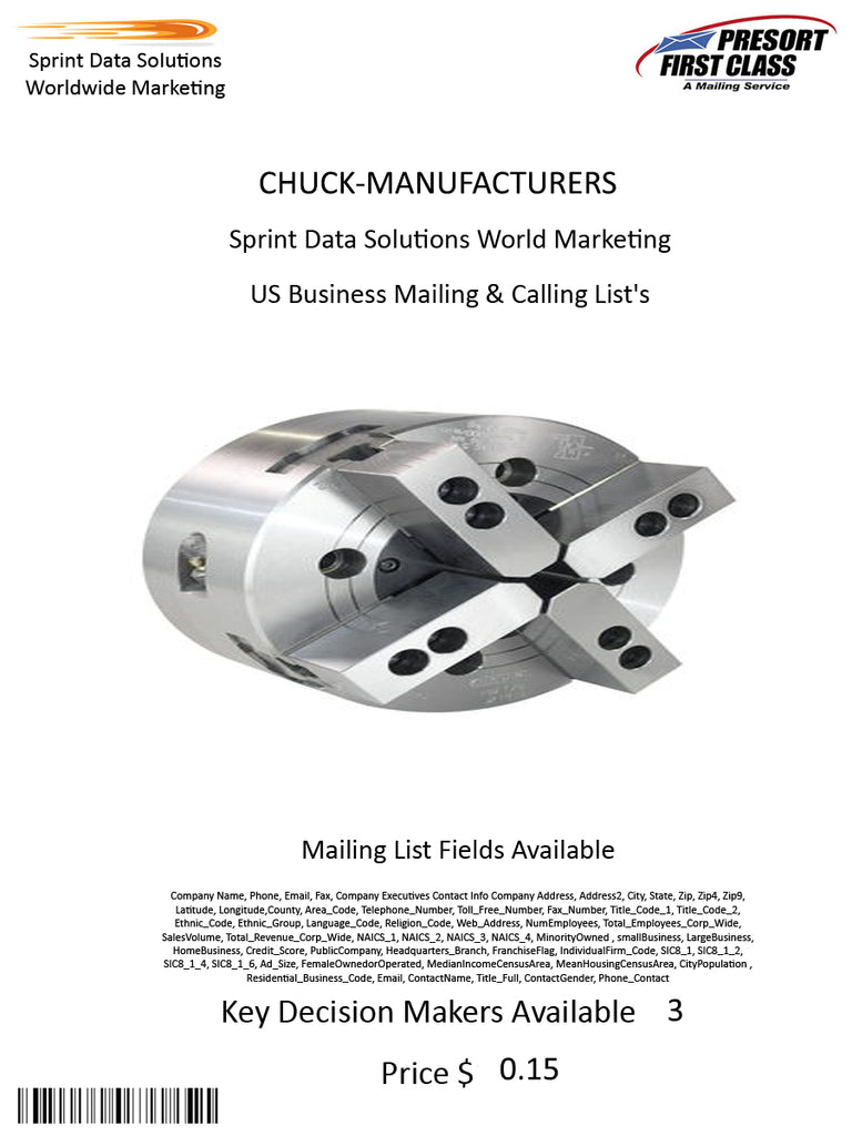 CHUCK-MANUFACTURERS