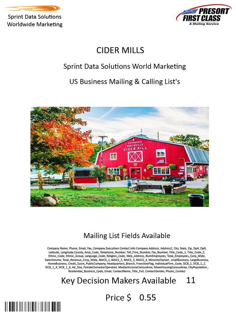 CIDER MILLS