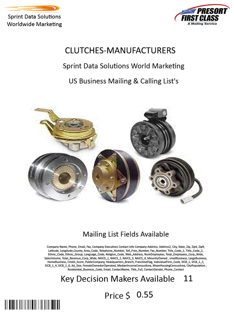 CLUTCHES-MANUFACTURERS