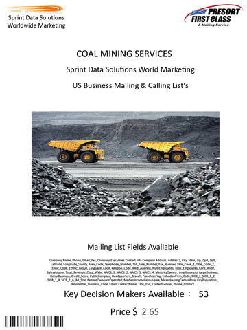 COAL MINING SERVICES