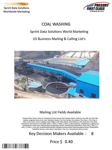 COAL WASHING