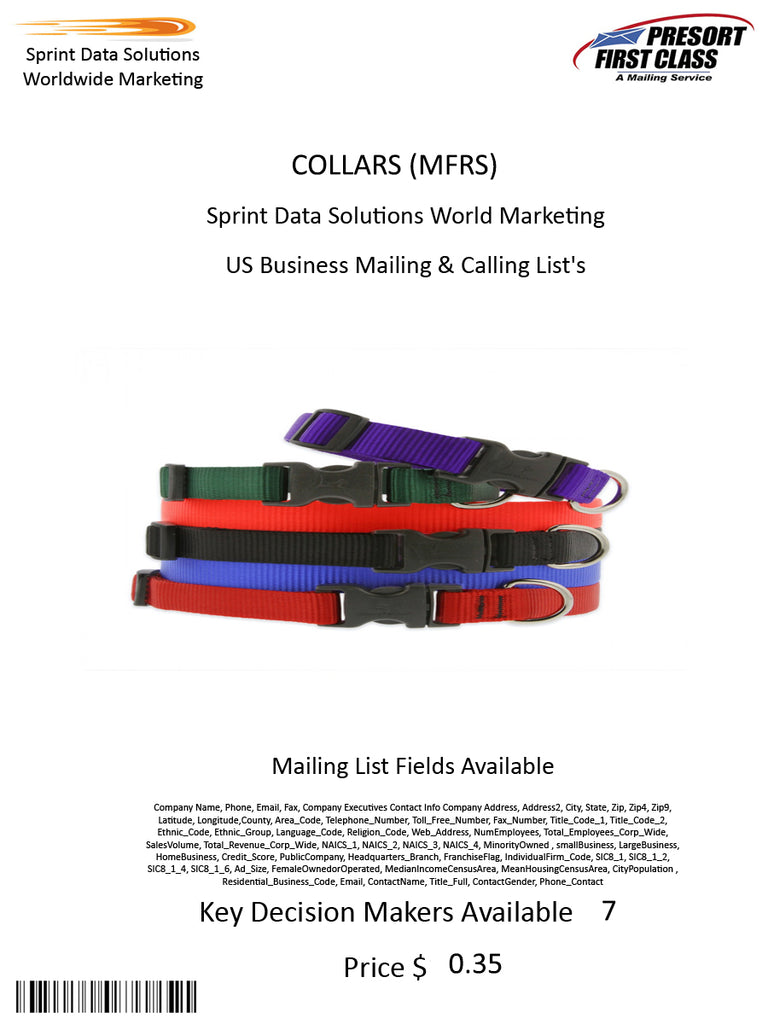 COLLARS (MFRS)