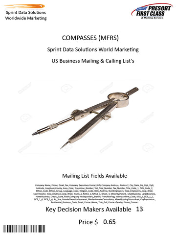 COMPASSES (MFRS)