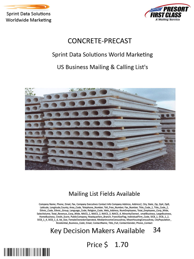 CONCRETE-PRECAST