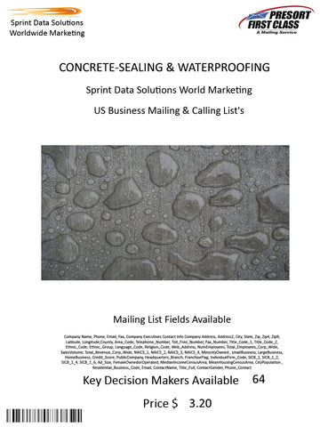 CONCRETE-SEALING & WATERPROOFING