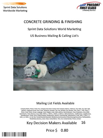 CONCRETE GRINDING & FINISHING