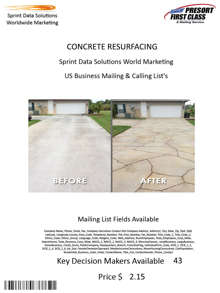 CONCRETE RESURFACING