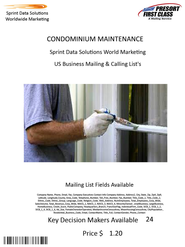 CONDOMINIUM MAINTENANCE